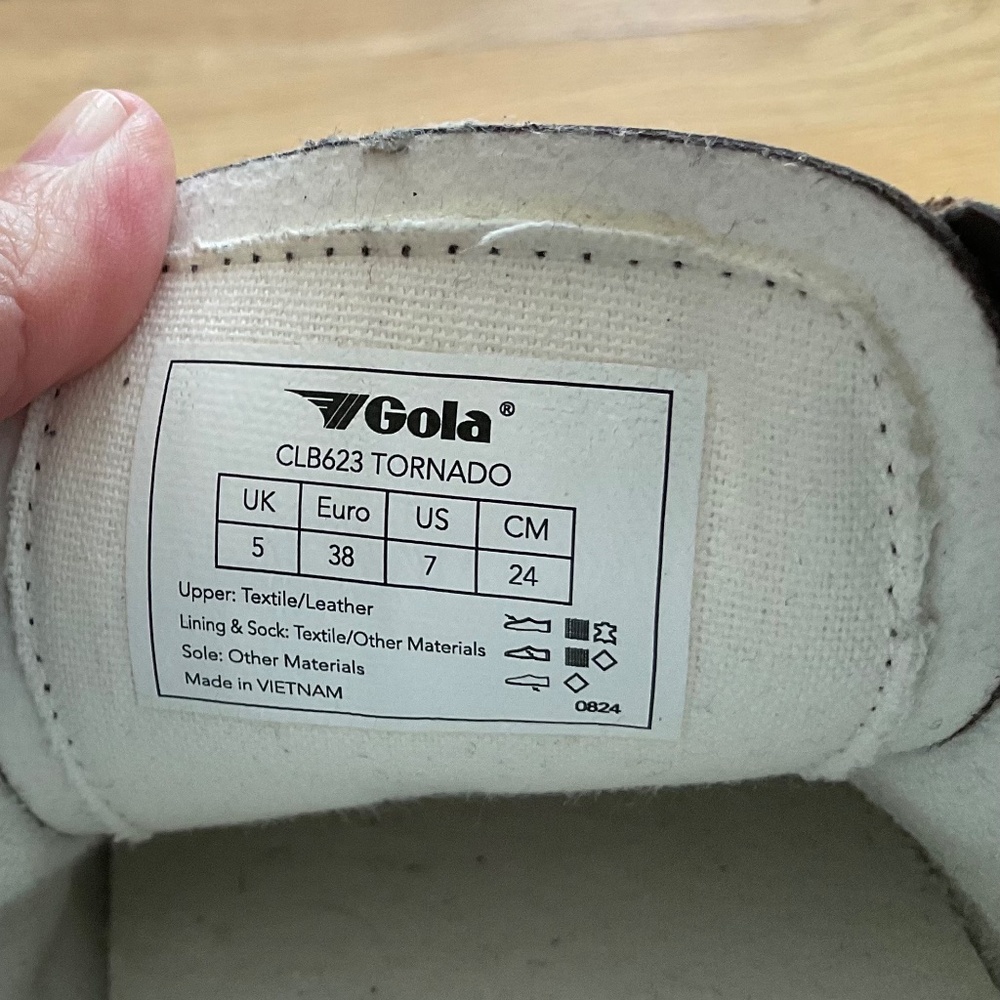 Gola Brown White Tan Classic Sneakers - Picture 7 of 7